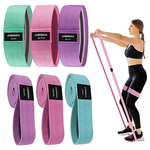 STANDROCK Fabric Resistance Bands (6-piece)