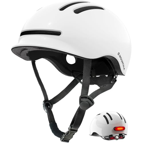 MOUNTALK Bike Helmets for Adults Men Women,Mens/Womens Bicycle Helmet with Magnetic Light,Youth Boys/Girls Helmet, Kids Helmets for 4 Years+