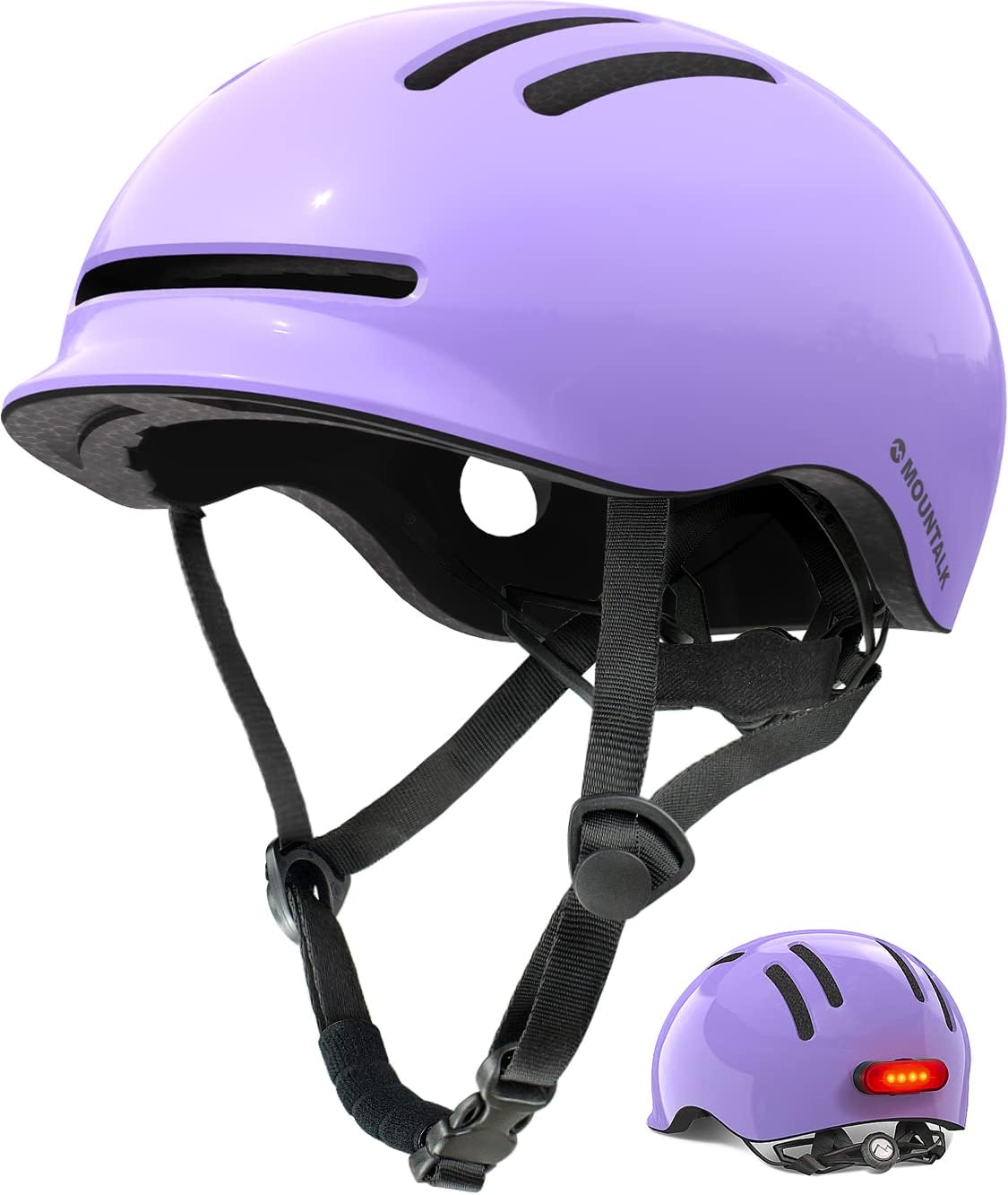 MOUNTALK Helmet with Magnetic Light
