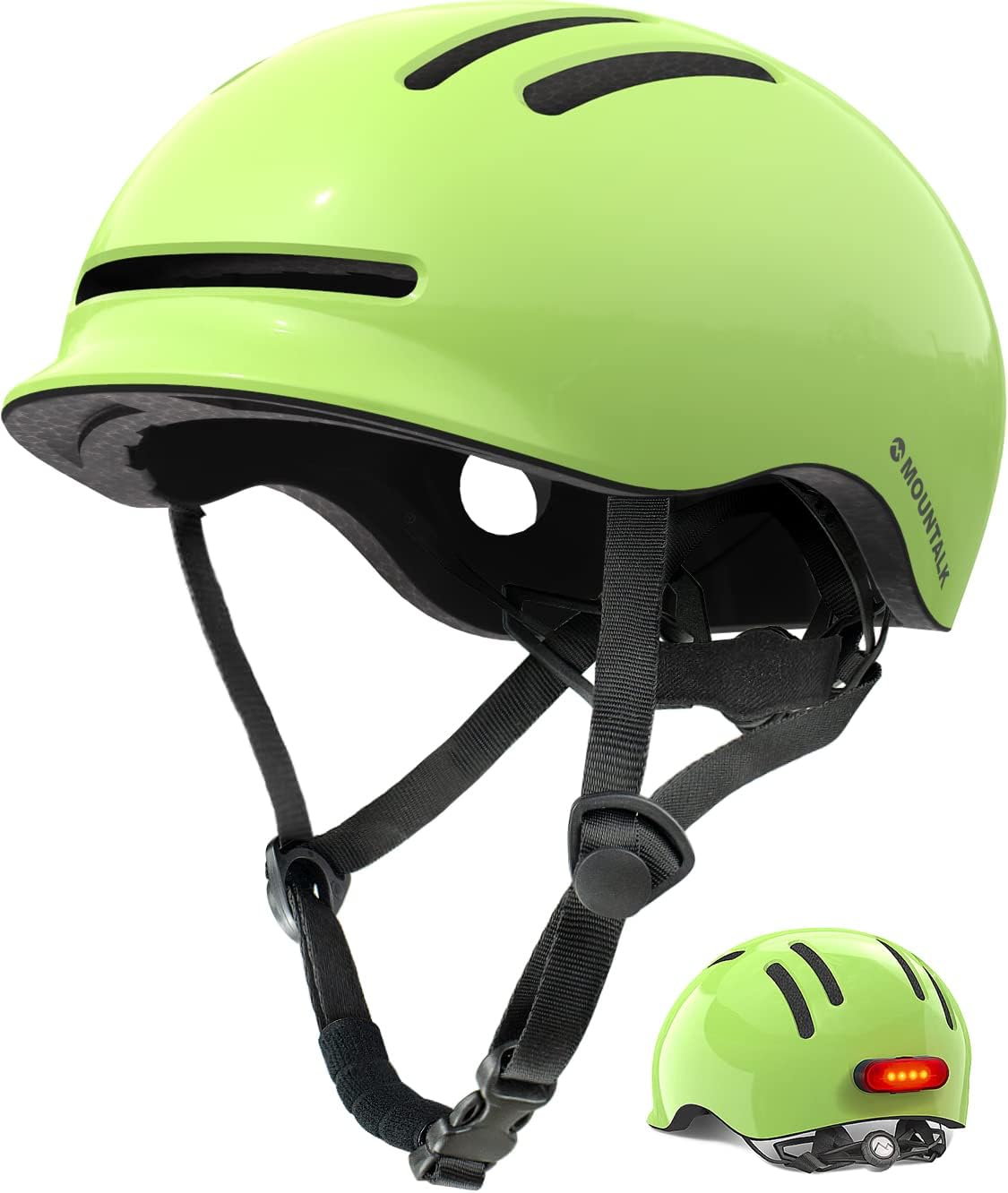 MOUNTALK Bike Helmets for Adults Men Women,Mens/Womens Bicycle Helmet with Magnetic Light,Youth Boys/Girls Helmet, Kids Helmets for 4 Years+
