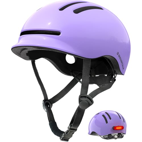 MOUNTALK Bike Helmets for Adults Men Women,Mens/Womens Bicycle Helmet with Magnetic Light,Youth Boys/Girls Helmet, Kids Helmets for 4 Years+