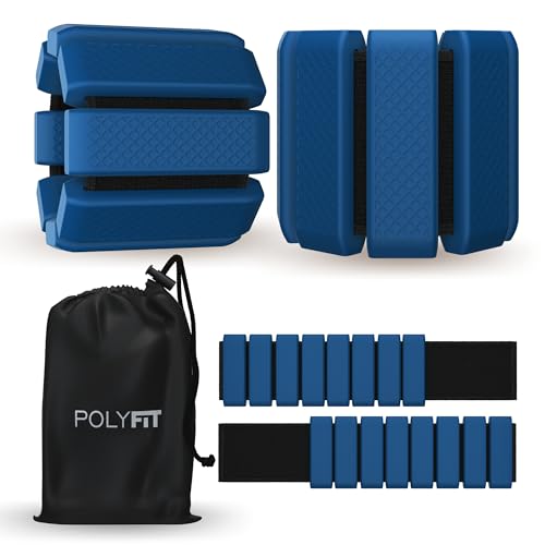 Polyfit Wrist & Ankle Weights - 1 Pair - Wearable Ankle Weights for Women and Men - Wearable Bracelet for Exercise, Yoga, Walking, Running, Dance, Barre, Pilates, Cardio, Aerobics