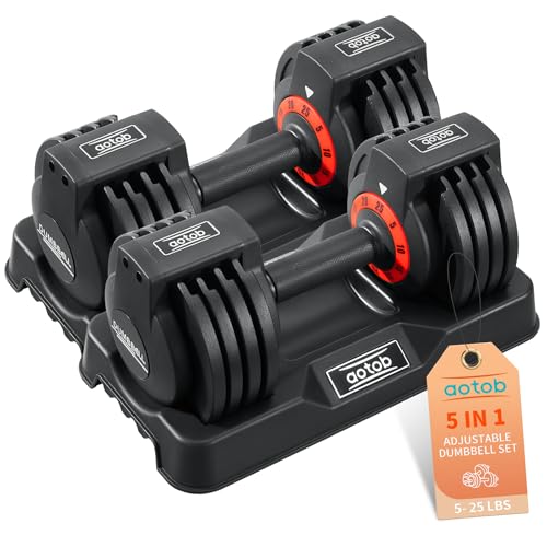 AOTOB 25/55 LBS Dumbbell Set