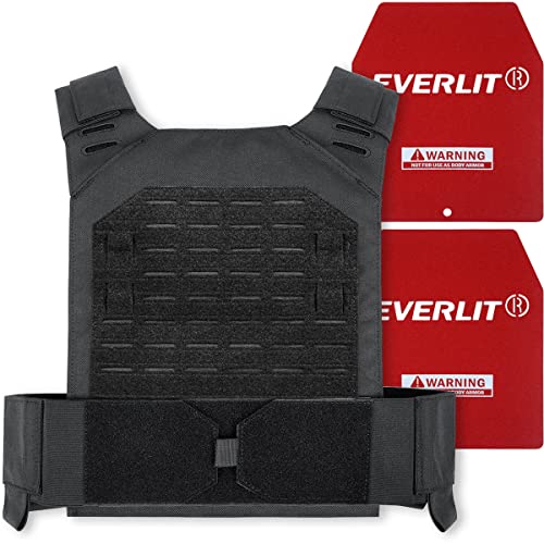 EVERLIT Adjustable Weighted Vest 14 Lbs/ 20 Lbs, Weight Included, for Body Weight Training Fitness Workout Running for Men Women