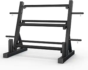 Dumbbell Rack Multifunctional Weight Stand for Home Gym Suitable for Storage of Dumbbell, Weight Plates, and Curl Bar