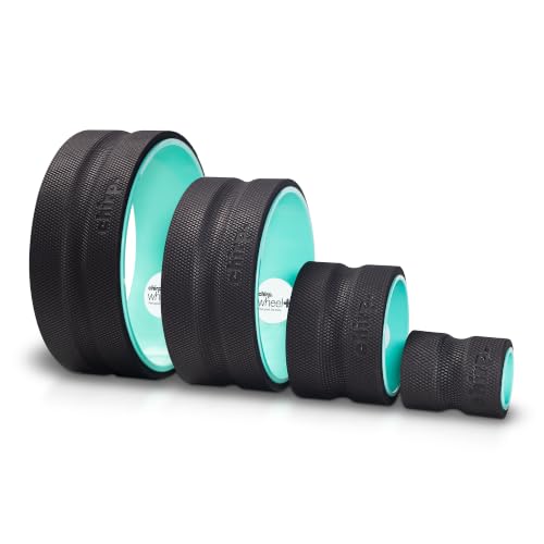Chirp Wheel Foam Roller  Targeted Back & Neck Relief, Lumbar Spine Stretcher, Spinal Decompression Back Stretcher, Massage Roller with Density Foam for Physical Therapy, Supports 500lbs, 4-Pack Mint