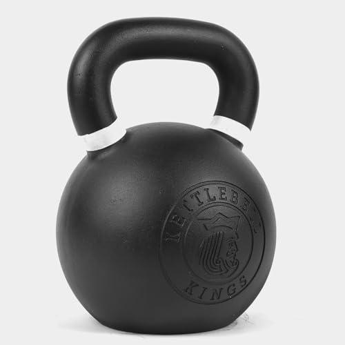 Kettlebell Kings Powder Coated Kettlebell Weights 5-90 LB | Workout Gym Equipment & Strength training sets for Women & Men | Durable Coating for Grip Strength, Rust Prevention