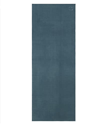 Manduka eQua Yoga Mat Towel - Quick Drying Microfiber, Lightweight, Easy for Travel, Use in Hot Yoga, Vinyasa and Power, 72 Inch (182cm)