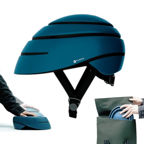 CLOSCA. Folding Helmet. Adult Bicycle Helmet. Bike Helmet and Electric Scooter Helmet. Commuter Helmet. Collapsible Helmet. Helmet for Women and Helmet for Men