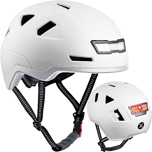 XNITO Bike Helmet with LED Lights - Urban Bicycle Helmet for Adults, Men & Women - CPSC & NTA-8776 Dual Certified - Class 3 E-Bikes, Scooters, Onewheel, Commuter, Mountain