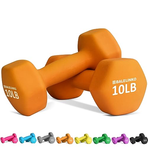 Balelinko Home Gym Equipment Workouts Strength Training Weight Loss Pilates Weights for Women, Men, Seniors and Youth