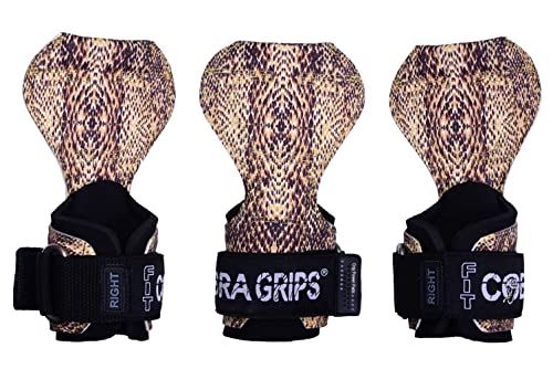Cobra Grips PRO Weight Lifting Gloves Heavy Duty Straps Alternative Power Lifting Hooks for Deadlifts Adjustable Neoprene Padded Wrist Support Bodybuilding