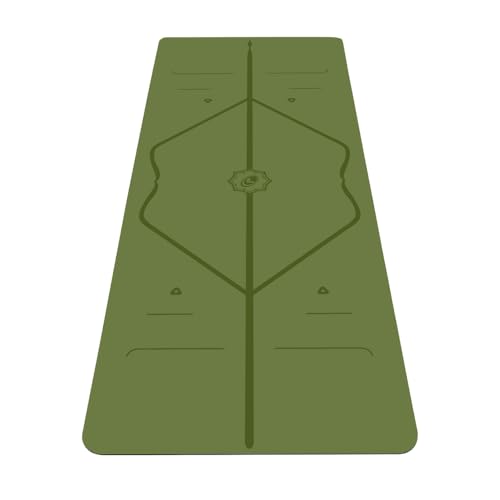 Liforme Travel Yoga mat  Patented Alignment System, Warrior-Like Grip, Non-Slip, Eco-Friendly, Ultra-Lightweight and Sweat Resistant, Made with Natural Rubber