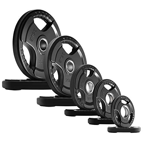 RitFit Olympic Rubber Grip Plates (Premium Set)