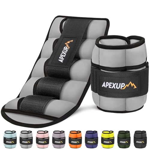 APEXUP Adjustable Ankle Weights (10lb)
