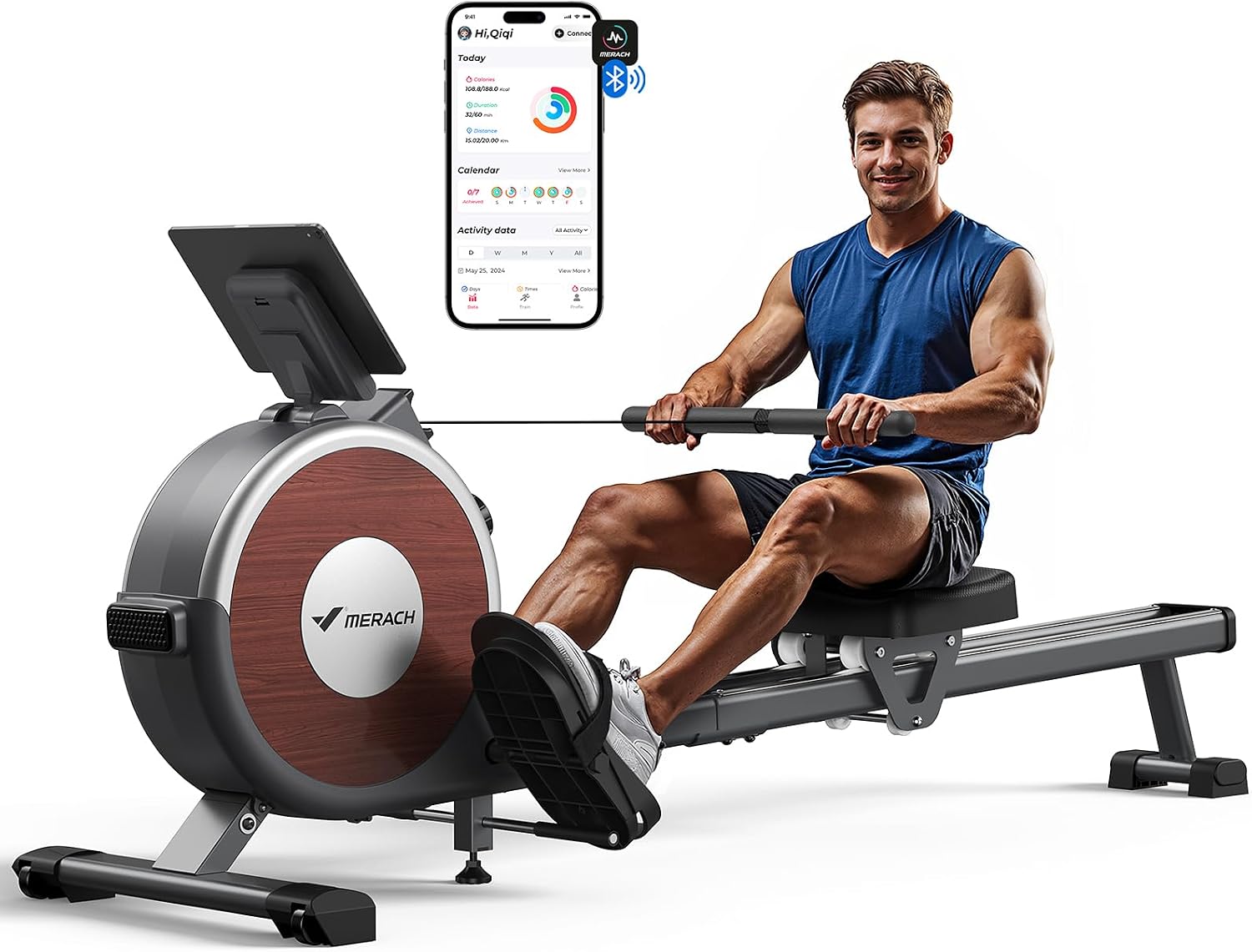 MERACH Magnetic Rower (Premium)