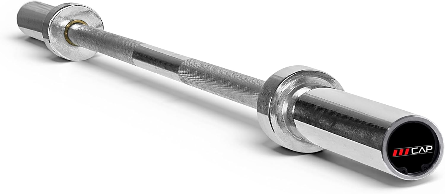 CAP Barbell 2-Inch Olympic Barbell Bars | 5 ft, 6 ft, & 7 ft | Multiple Options