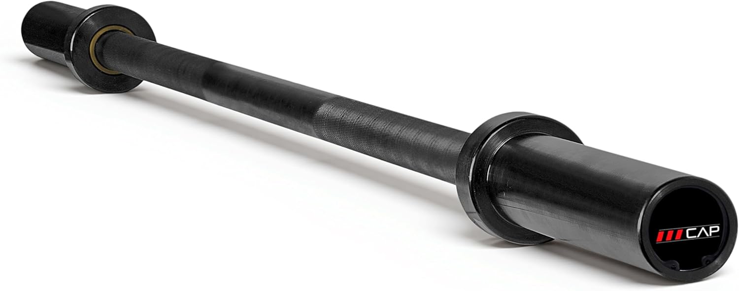CAP Barbell 2-Inch Olympic Barbell Bars | 5 ft, 6 ft, & 7 ft | Multiple Options