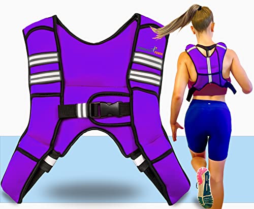 Weighted Vest for Men and Women 6-20 Lbs Adjustable Workout Vest for Strength Training, Running, Cardio, Fitness & Cross Training
