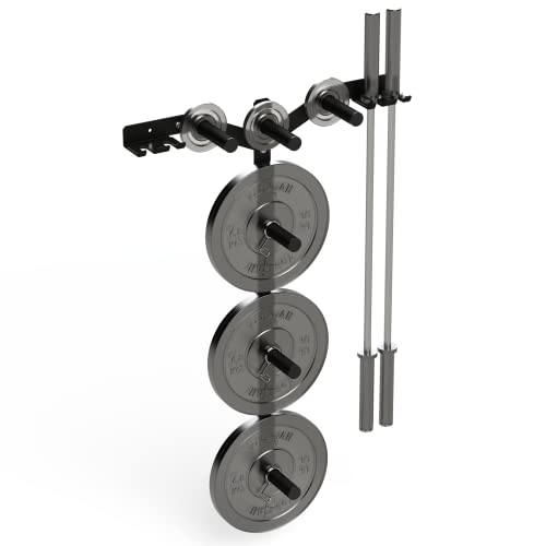 Yes4All 6 Pegs & 4 Barbell Storage Racks