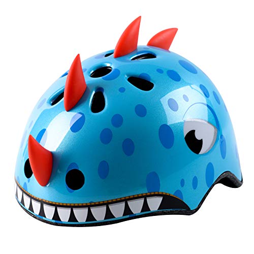 Toddler Kids Bike Helmet, Adjustable and Multi-Sport, 3 Sizes for Ages 1-2-3-5-8-14 Years Child Infant Boys Girls