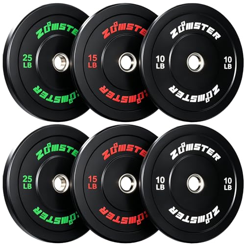 Bumper Plate Olympic Weight Plate Bumper Weight Plate with Steel Insert Strength Training Weight Lifting Plate