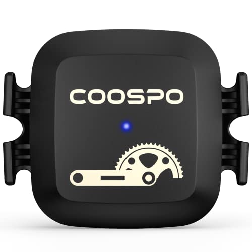 COOSPO Cadence Speed Sensor for Cycling, Wireless Bluetooth ANT+ Bike RPM Sensor for Cycling Computers,Bicycle Cadence/Speed Sensor Compatible with IP67 /Rouvy/Zwift/Peloton/Wahoo/CooSporide