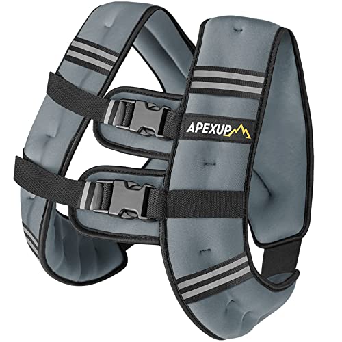 APEXUP Weighted Vest Men Women, Weight Vest for Women Workout Equipment for Strength Training Running