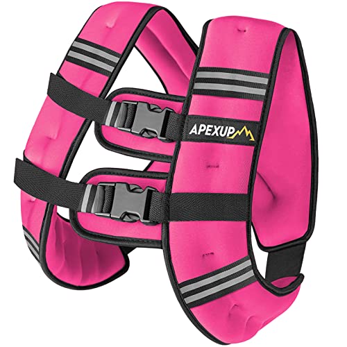 APEXUP Weighted Vest Men Women, Weight Vest for Women Workout Equipment for Strength Training Running