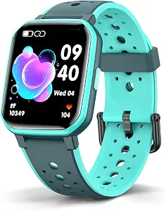 MgaoLo Kids Smart Watch for Boys Girls,Games Fitness Tracker with HR Sleep Monitor,Sport Activity Tracker with Pedometer Steps Calories Counter,DIY Watch Face Touchscreen