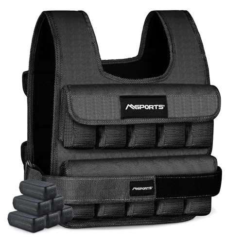 Weighted Vest Premium for Women & Men  Adjustable 1165 lb, Running Vest, Walking Weight Vest, Tactical Style Training Vest for CrossFit, Strength, Cardio & Home Workouts