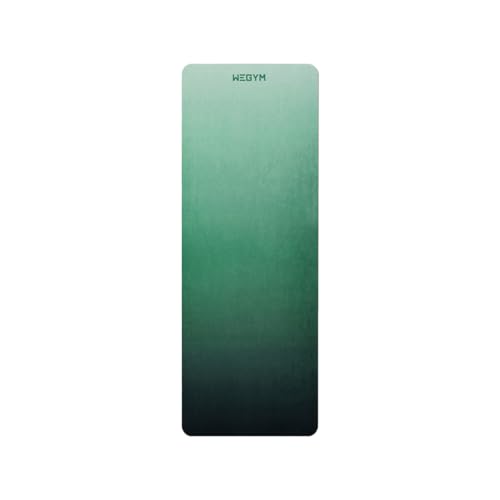 4mm Cushioned Exercise Mat for Yoga & Pilates - Anti Slip, Polyurethane with Suede Top & Carrying Strap