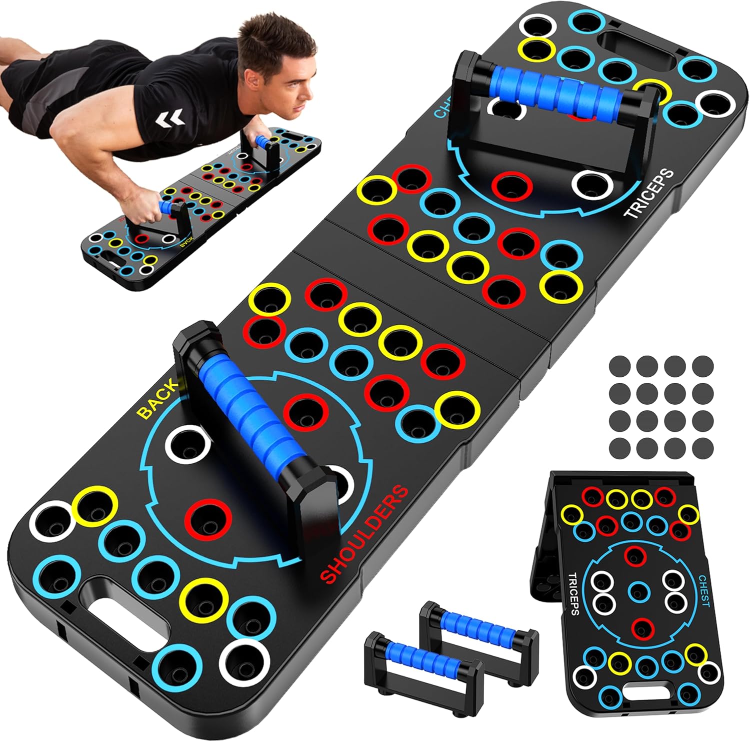 Berleng Foldable Push Up Board (56 positions)