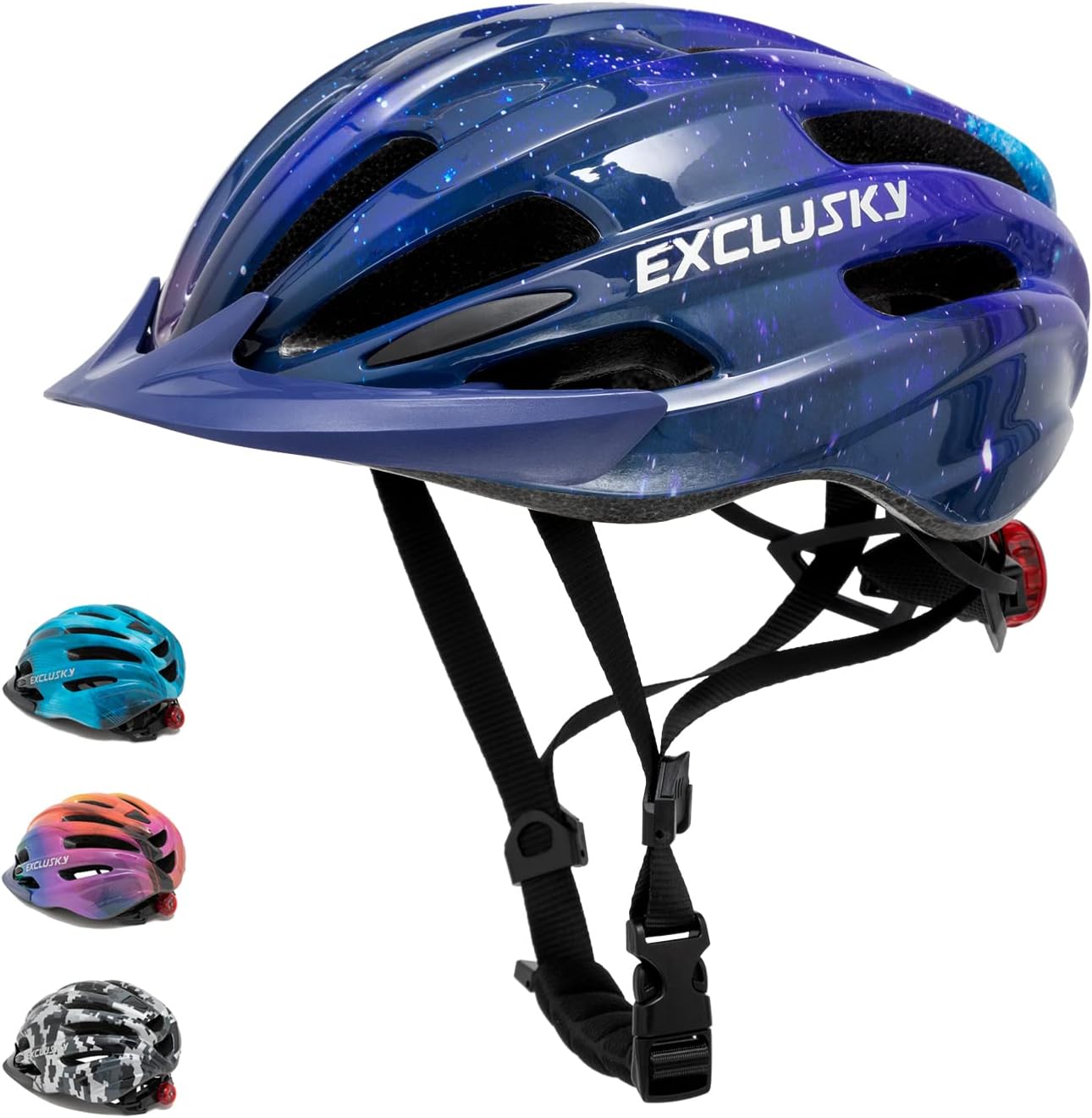 Exclusky Kids Helmet w/ LED