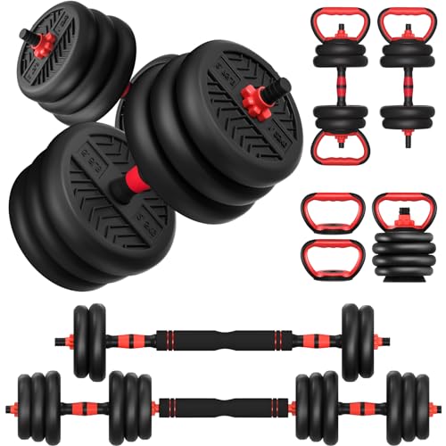 TOTOZAKUL 4-in-1 Adjustable Dumbbell Set