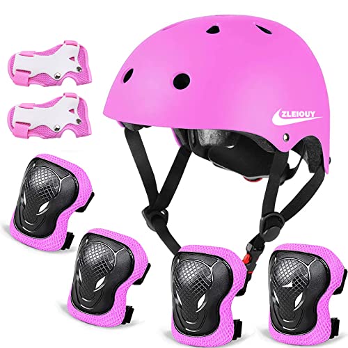 Adjustable Helmet for Ages 3-16 Kids Toddler Boys Girls Youth,Protective Gear with Elbow Knee Wrist Pads for Multi-Sports Skateboarding Bike Riding Scooter Inline skatings Longboard Roller Skate