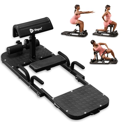 Lifepro Hip Thrust Machine  Adjustable Glute Workout Equipment for Home