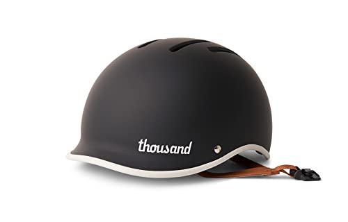 Thousand Heritage 2.0 Adult Bike Helmet; The Original Low Profile Retro Commuter Cycling Helmet Safety Certified for Bicycle Skateboard Skating Roller Skates; for Men & Women