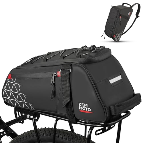 KEMIMOTO Rear Rack Bag (Black)
