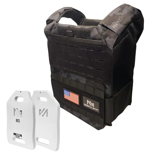 North Gym Adjustable Weighted Vest 14/20/30 lbs