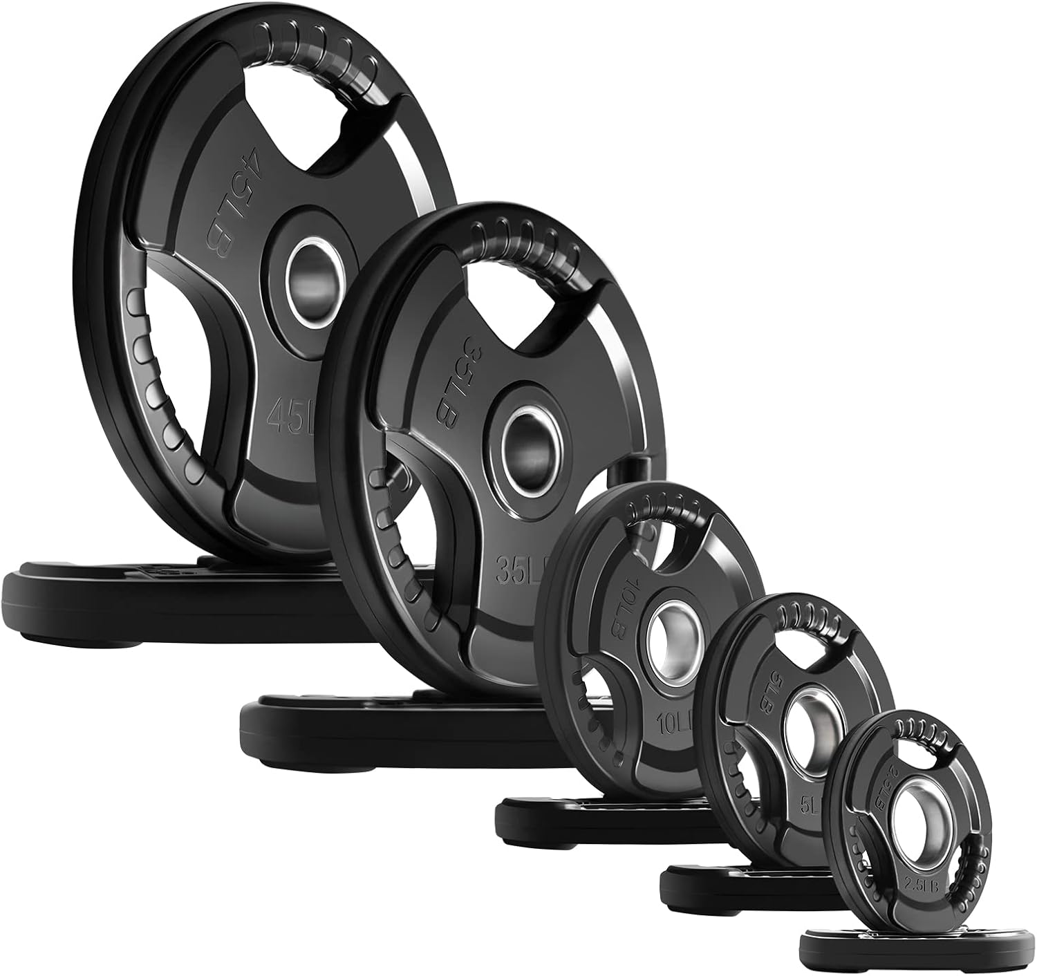 RitFit 315lb Rubber Plate Set