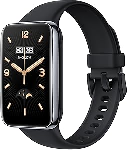 Xiaomi Band 7 Pro Smartwatch with GPS(Global Version), Health & Fitness Activity Tracker High-Res 1.64" AMOLED Screen, Heart Rate & SPO2 Monitoring, 110+ Sports Modes, 12Day Battery Smart Watch, Black