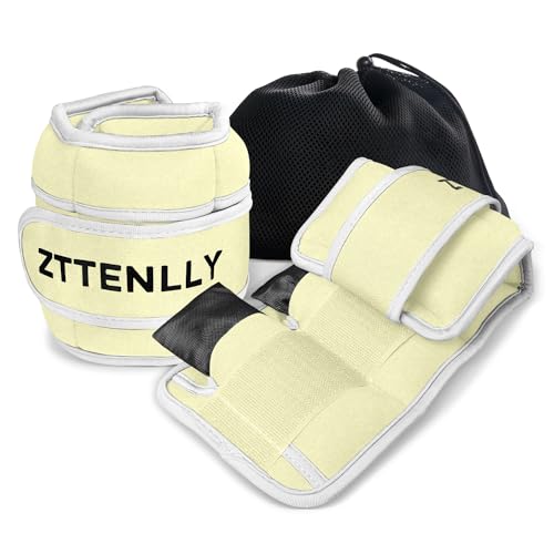 Adjustable Ankle Weights for Women Men and Kids | 1 Pair 5 10 15 18 20 Lbs Leg Wrist Ankle Weight Straps for Yoga, Walking, Running, Aerobics, Gym, Dance, Pilates, Cardio