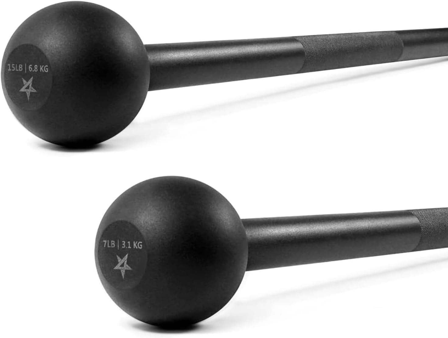 Yes4All Steel Mace Bell for Strength Training, Support Full Body, Muscles, Shoulder, Grips & Forearms Workouts, Stretching 5, 7, 10, 15, 20, 25, 30 LB For Woman & Man