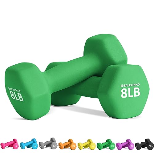 Balelinko Neoprene Dumbbells (8lb pair)