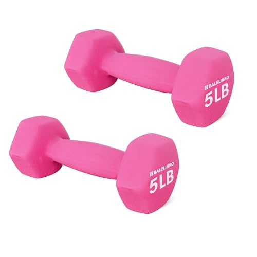 Balelinko Neoprene Dumbbells (5lb pair)