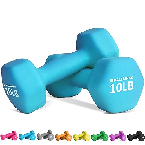 Balelinko Home Gym Equipment Workouts Strength Training Weight Loss Pilates Weights Yoga Sets Weights for Women, Men, Seniors and Youth