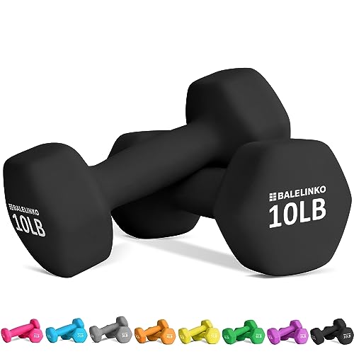 Balelinko Home Gym Equipment Workouts Strength Training Weight Loss Pilates Weights Yoga Sets Weights for Women, Men, Seniors and Youth