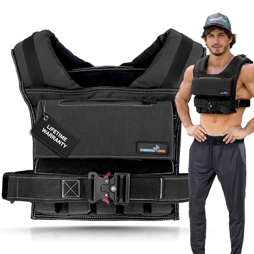 Weighted Vest Adjustable for Men and Women  Workout Weight Training Vest for Fitness, Running, Strength, Exercise & Cross Training