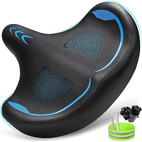 Oversized Bike Seat for Men & Women Comfort